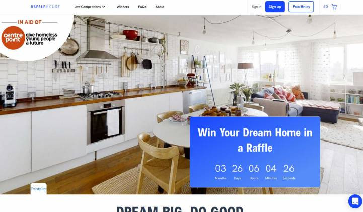 Win an Apartment with Two Bedrooms in East London