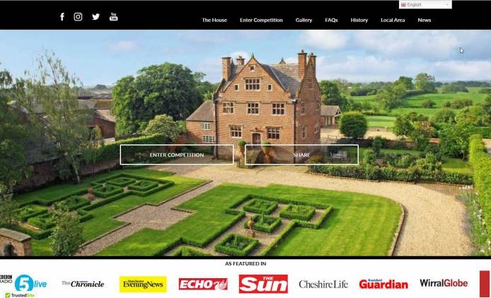 Win a Burton Hall Elizabethan Manor in Cheshire