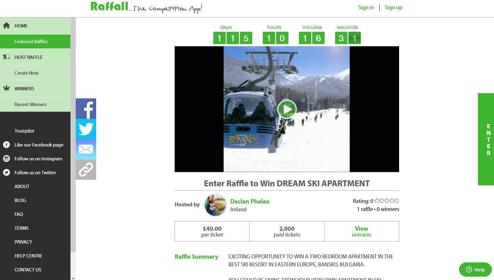 Win a Ski Resort Apartment with Two Bedrooms in Bulgaria