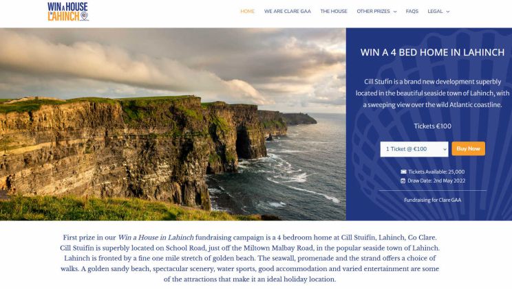 Win a New Build Four Bedroom House on Atlantic Coast of Ireland